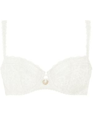 Aubade Ivresse Baroque Lace-Embroidered Bra - White