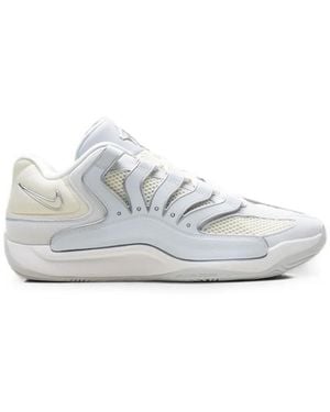 Nike Kd 18 Panelled Lace-Up Basketball Trainers - White