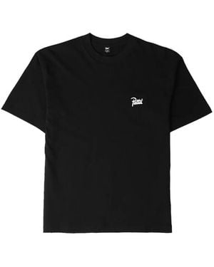 PATTA Protect Yourself Logo-Print Cotton T-Shirt - Black
