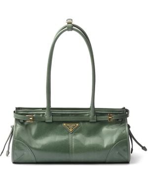 Prada Bonnie ハンドバッグ M - グリーン
