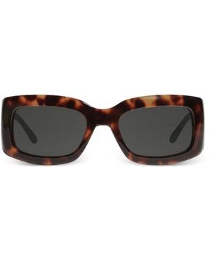 Courreges 69 Tortoiseshell-Effect Sunglasses - Black