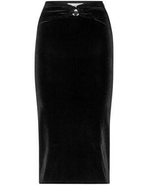 Philipp Plein Midi Skirt - Black