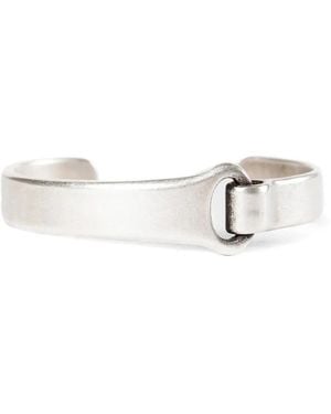 Ann Demeulemeester Frigga Ring Brass Bracelet - White