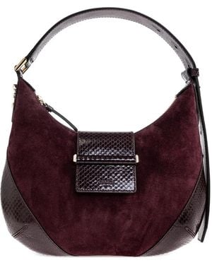 Jimmy Choo Sac Porté Épaule En Daim - Violet