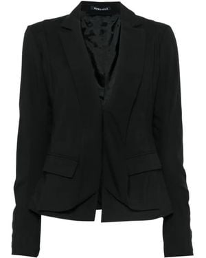 Rundholz Draped Lapels Blazer - Black