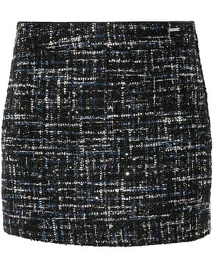 Liu Jo And Bouclé Mini Skirt - Black