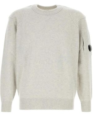 C.P. Company Pullover mit Tasche - Weiß
