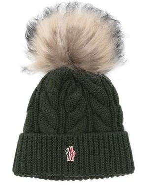 Moncler Gorro con pompón - Verde