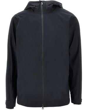 Houdini Sportswear Hooded Zip Jacket - Blue
