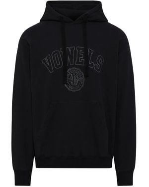 vowels Hoodie Mit Logo-Detail - Schwarz