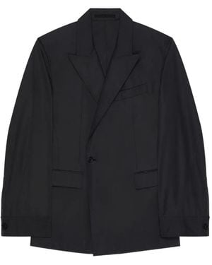 Givenchy Couture Seam Double-Breasted Regular Jacket - Black