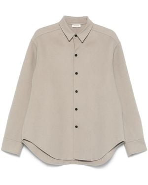 Fear Of God Shirtjack Met Vilten Afwerking - Naturel