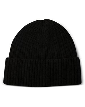 IVY & OAK Ribbed Beanie - Black