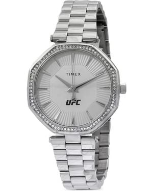 Timex Ufc Jewel Mm Horloge Verfraaid Met Kristallen - Grijs