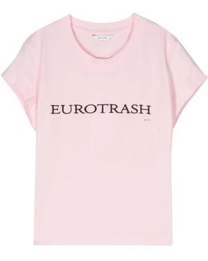 Eytys Zion Cropped T-Shirt - Pink