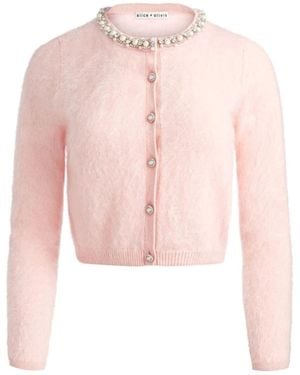 Alice + Olivia Dollie Cardigan - Pink