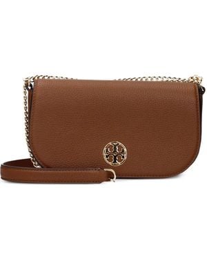 Tory Burch Leather Cross Body Bag - Brown