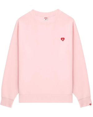 A Bathing Ape Heart-Badge Sweatshirt - Pink