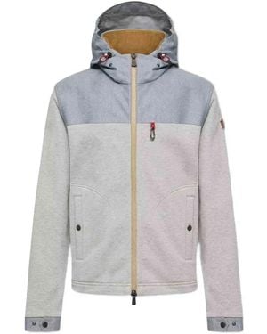 Moncler Hooded zip sweater - Gris