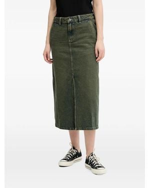 Dickies Midi Denim Skirt - Green