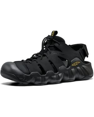 Keen Sandalias Hyperport Fisherman De Piel - Negro