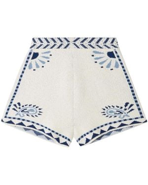 Alanui Wild Wonder Shorts - White