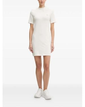 Guess Logo-Detail Mini Dress - White
