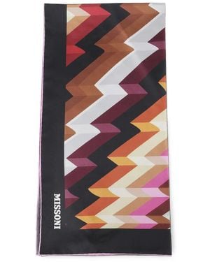 Missoni Zigzag-Print Scarf - White