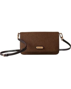 Borbonese Mini Urban Cross Body Bag - Brown