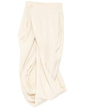 Uma Wang Falda Midi Gink - Blanco