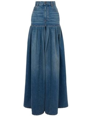 Chloé High-Waist Denim Jeans - Blauw