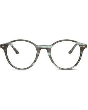 Ray-Ban Round-Frame Glasses - Gray