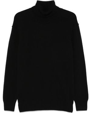 Isabel Benenato Roll-Neck Jumper - Black