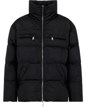 DSquared² Colorblock Oversized Cown Jacket - Black