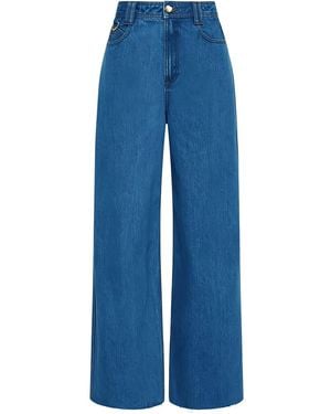Aje. Vaqueros Con Dobladillo Sin Rematar - Azul