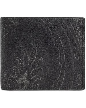 Etro Bifold Arnica Wallet - Black