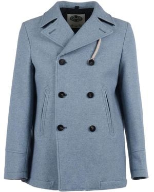 Camplin Cappotto Doppiopetto - Blu