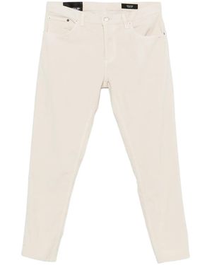 Dondup Cotton Twill Trousers - Natural