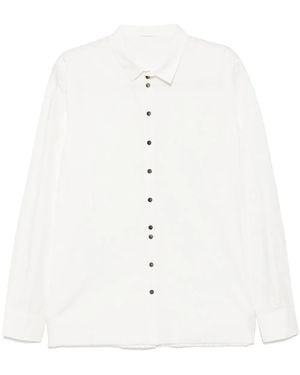 Label Under Construction Camisa Con Botones - Blanco