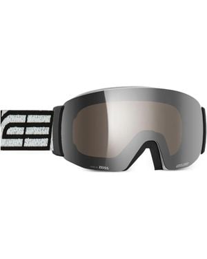 Salice Elasticated-Strap Ski Goggles - Gray
