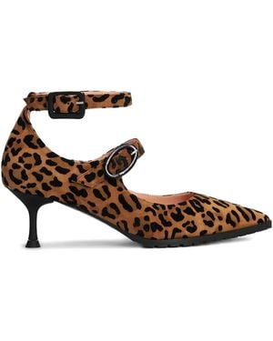 Fratelli Russo Ankle-Strap Heeled Pumps - Brown