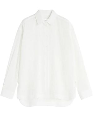 Maison Kitsuné Buttoned Textured Shirt - White
