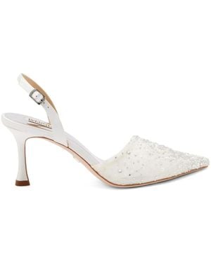 Badgley Mischka 75Mm Brenna Court Shoes - White