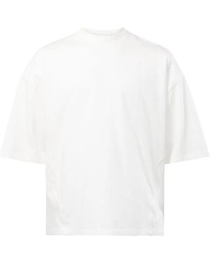 Reebok Piped-Trim Cotton T-Shirt - White