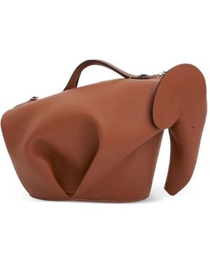 Loewe Borsa Messenger Elephant - Marrone