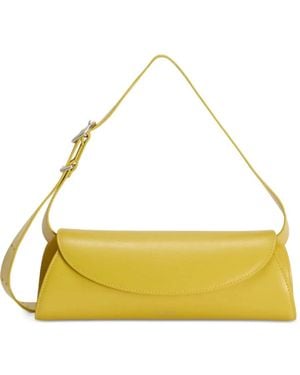 Jil Sander Bolso De Hombro Cannolo Pequeño - Amarillo