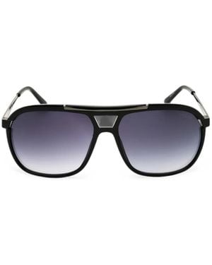Guess Geometric-Frame Sunglasses - Black