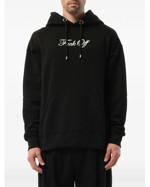 Mastermind Japan Logo-Print Drawstring Hoodie - Black