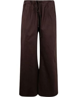 Entire studios Cinch Wide-Leg Trousers - Brown