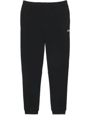 Lacoste Logo-Patch Track Pants - Black